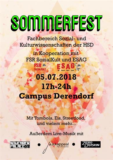 Plakat Sommerfest SK