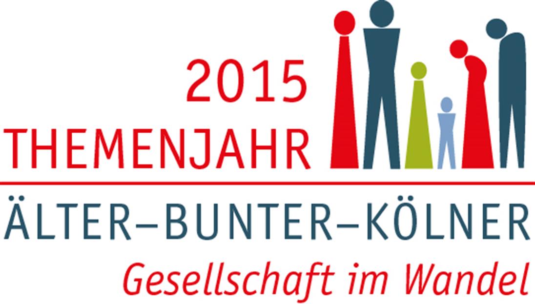 Logo des Kölner Themenjahrs 2015 zum Thema Gesellschaft im Wandel