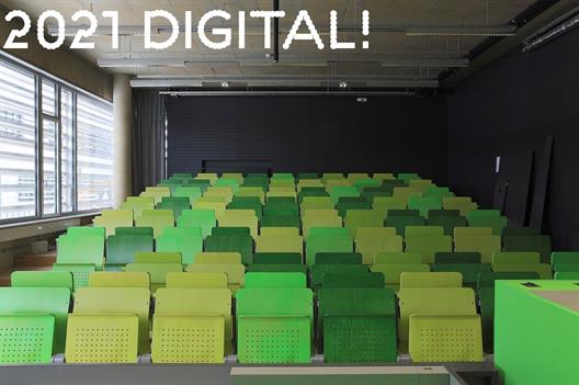 Lecture hall in the Department of Social and Cultural Sciences