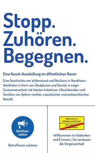 Ausstellung: Stopp Zuhören Begegnen (Webpage Screenshot 2)