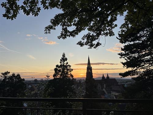 Sonnenuntergang in Freiburg