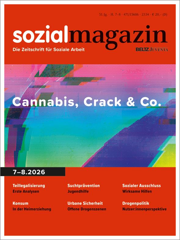 Cover Sozialmagazin zu Cannabis, Crack & Co