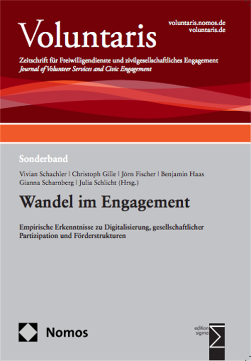 Sonderband  "Wandel im Engagement - Voluntaris" Cover