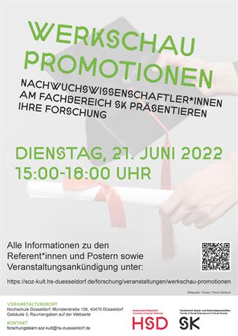 picture of PR poster for Werkschau Promotionen
