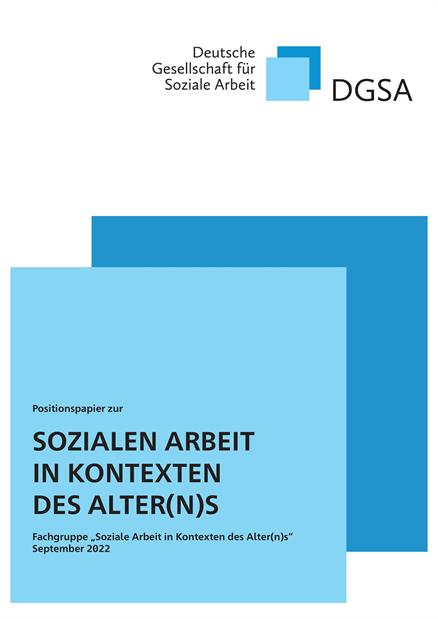DGSA Cover Sheet 2022 Positioning on Social Work in Contexts of Age(s)