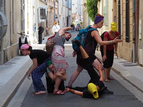 Exkursion zum Theaterfestival nach Avignon mit Studierenden der Hochschule Düsseledorf
